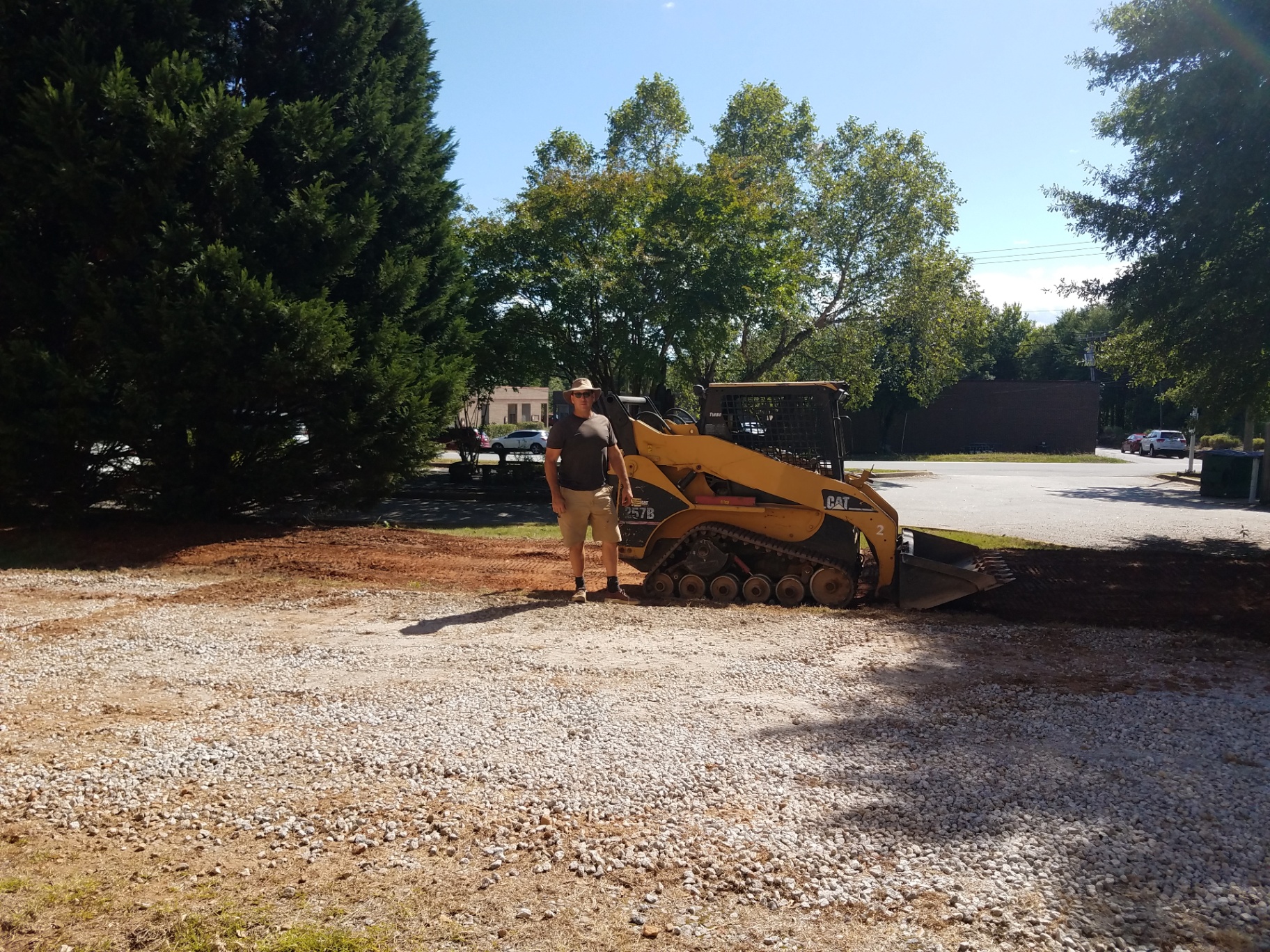 Plumbing job site equipment — Randall Schneider Plumbing Upstate SC
